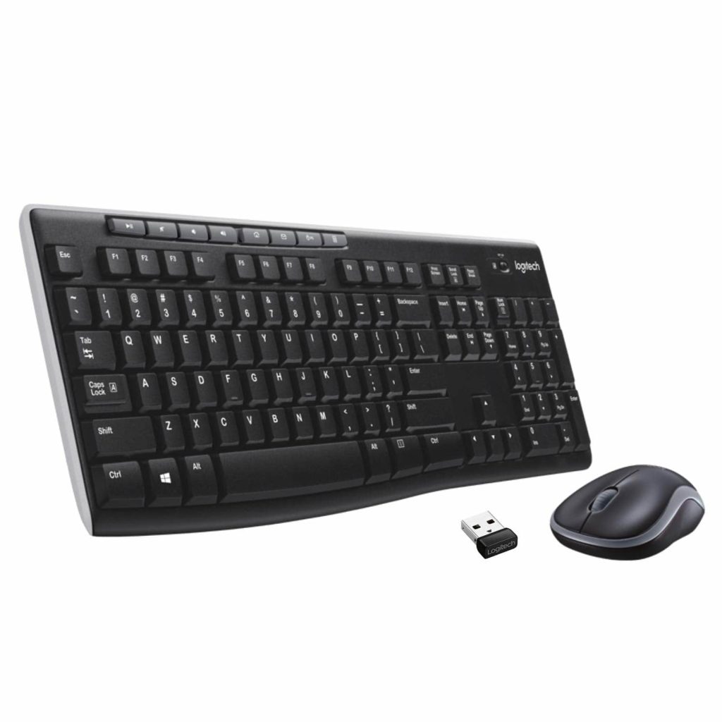 Logitech ML270r Wireless Keyboard and Mouse combo; Image source: https://honestreviews.in/best-wireless-keyboard-and-mouse-combo-under-2000
